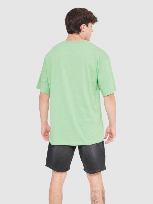 Juice t-shirt mint middle back view