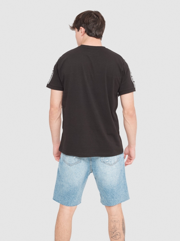 Westside T-shirt black middle back view