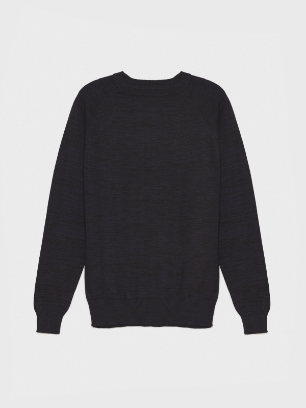  Basic mottled sweater black