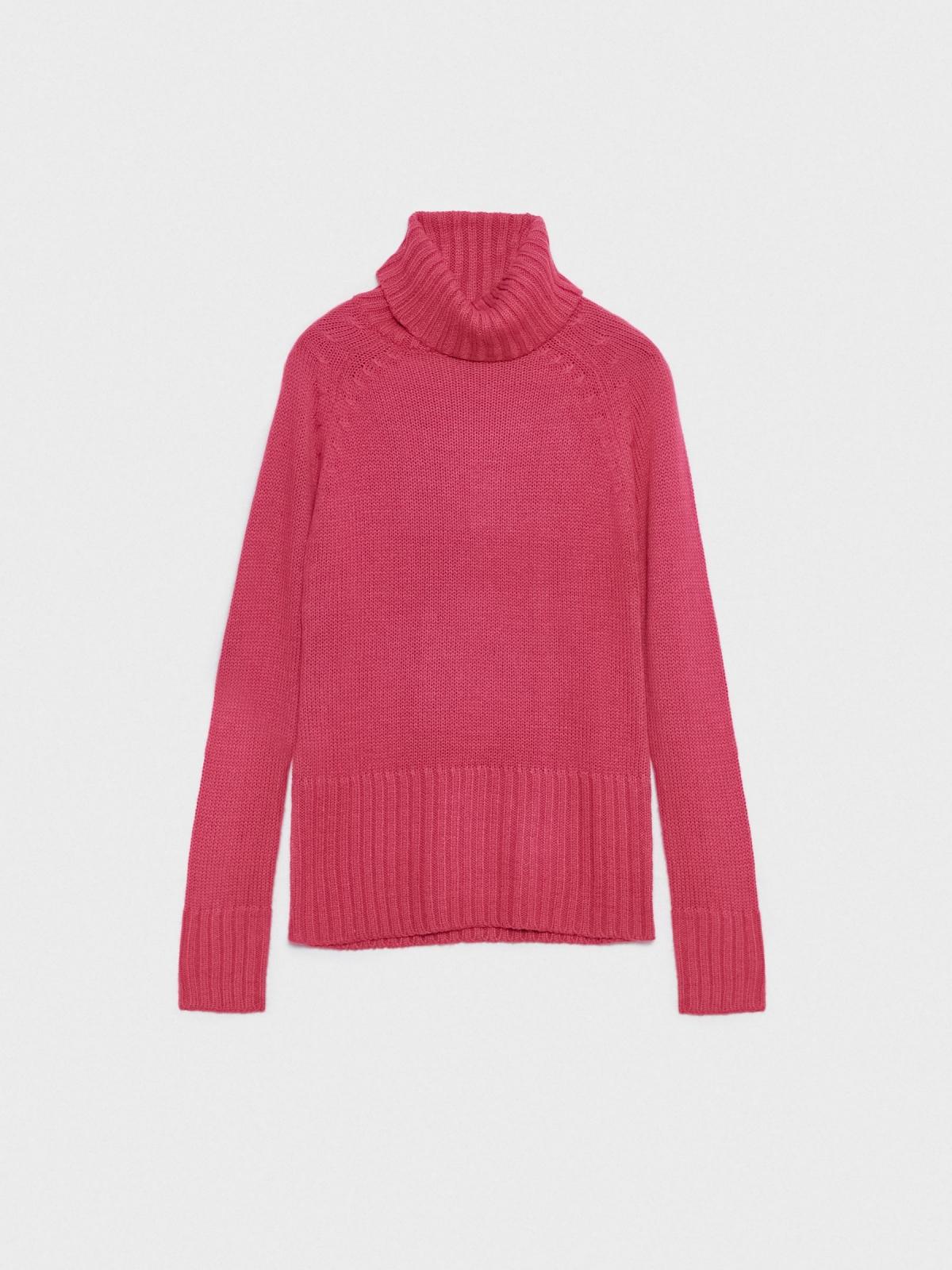  Basic turtleneck sweater fuchsia
