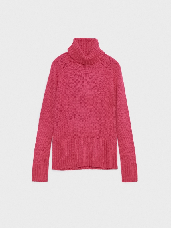  Basic turtleneck sweater fuchsia