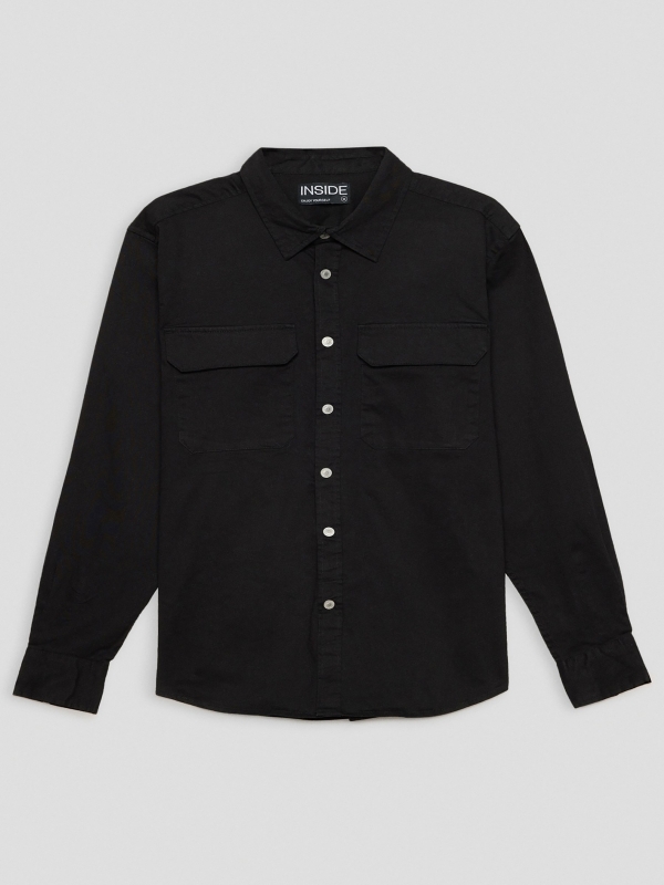  Regular shirt black