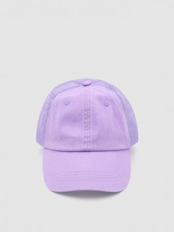 Lilac trucker cap purple