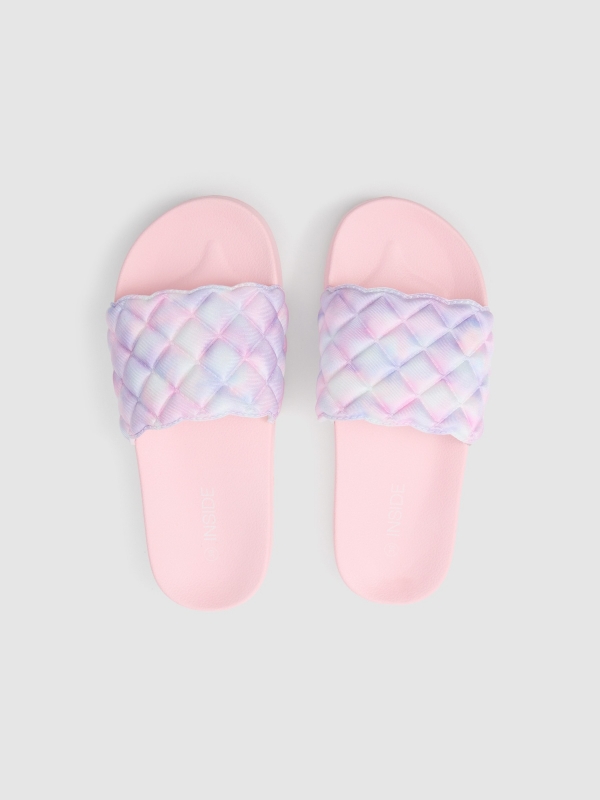 Quilter flip-flops multicolor