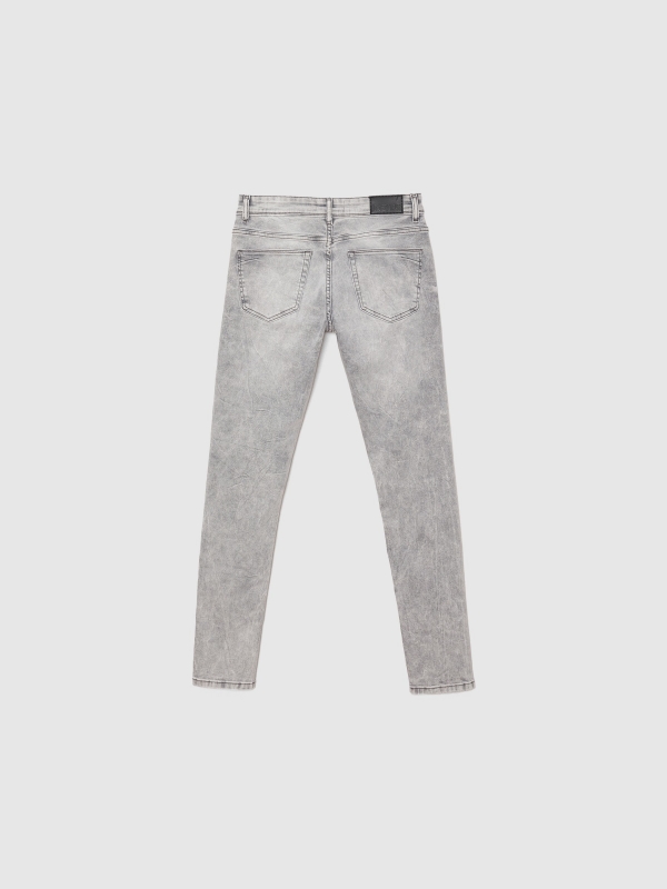 Grey super slim jeans grey detail view