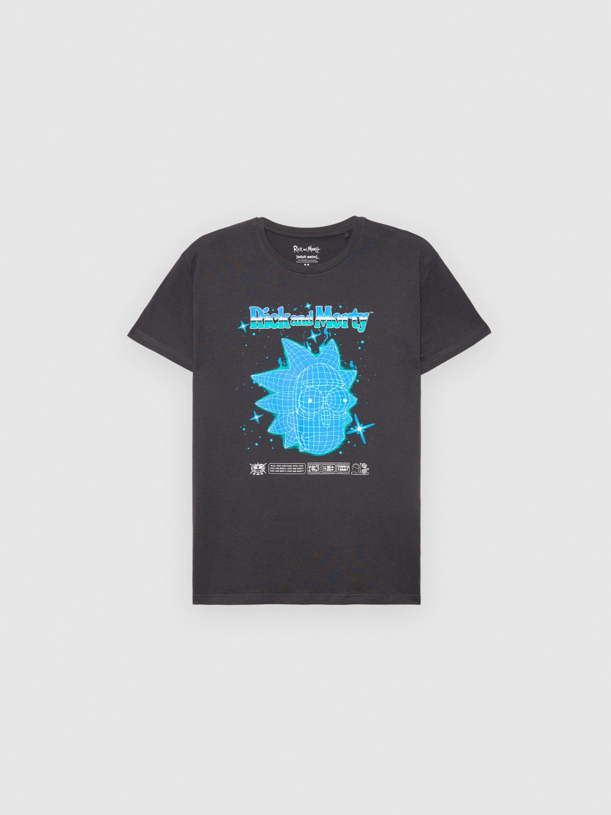  Rick & Morty t-shirt dark grey