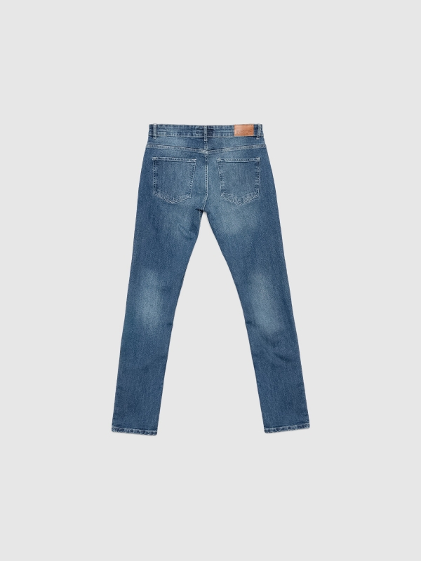  Basic slim jeans blue