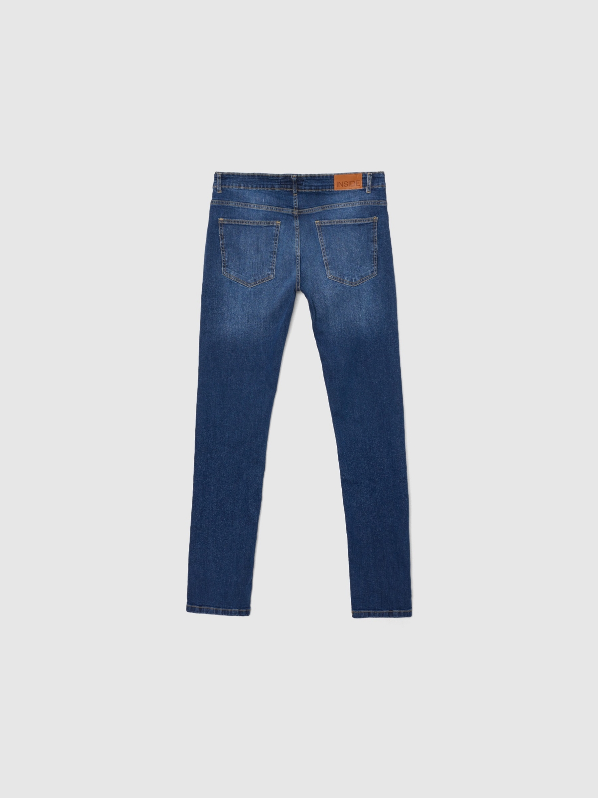 Regular basic jeans blue detail view