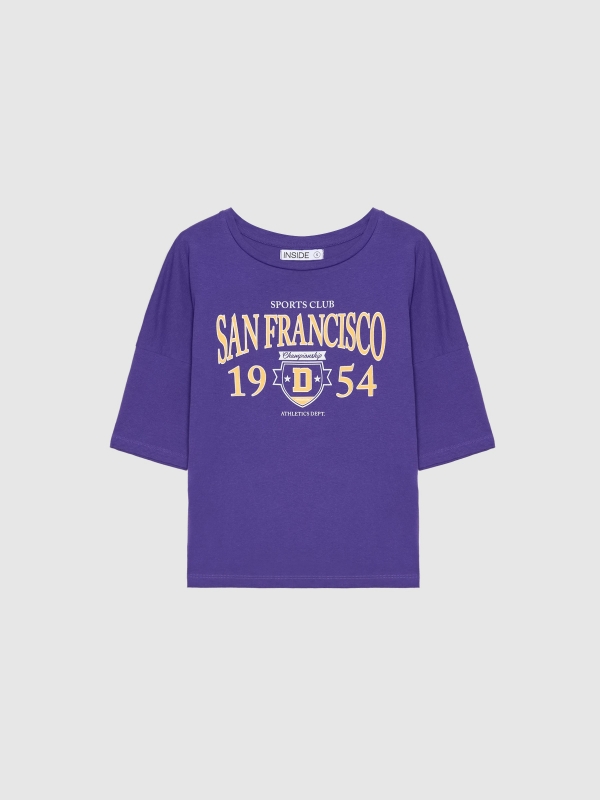  T-shirt San Francisco 1954 violeta