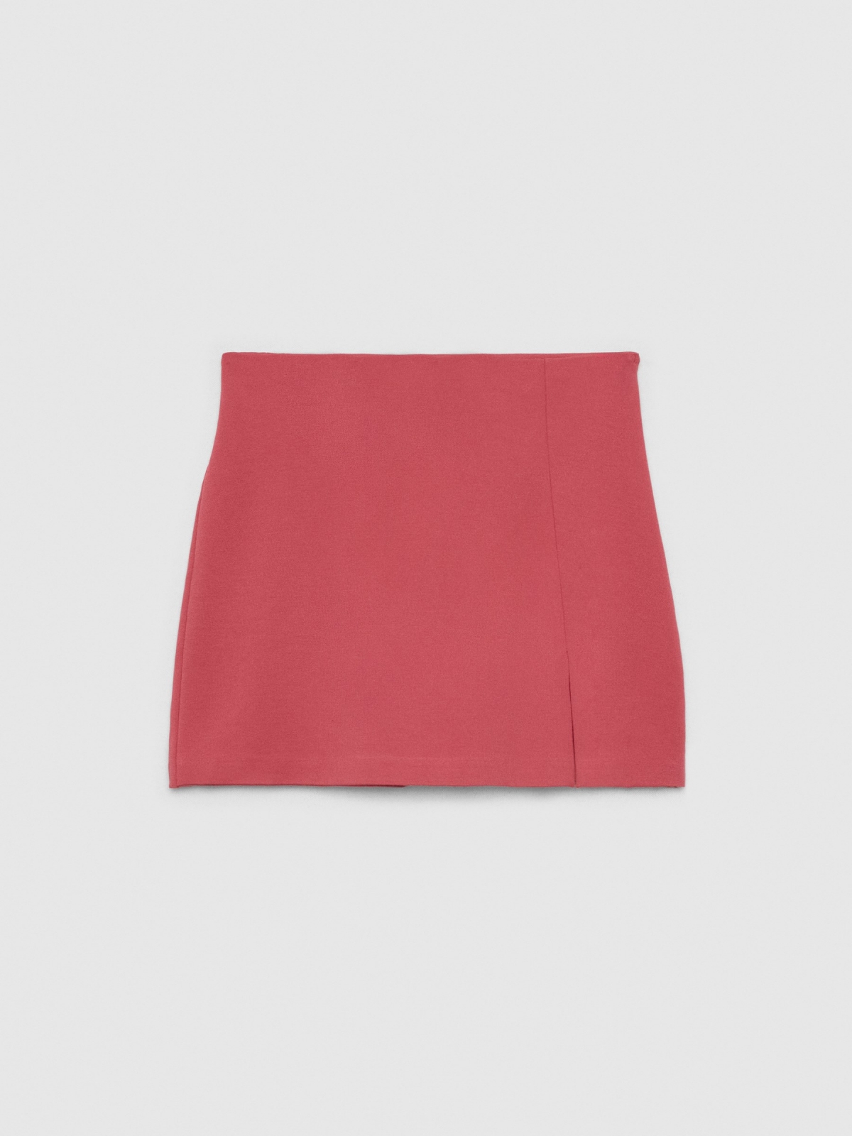  Knitted skirt and trousers mineral red