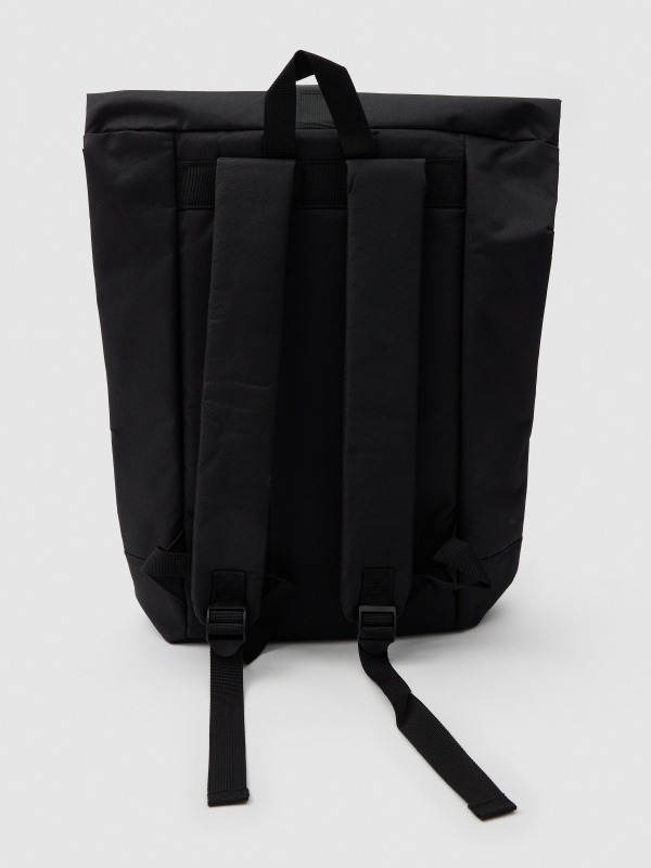Nylon backpack detail view