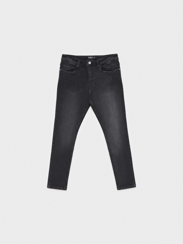  Jeans skinny denim oscuro negro