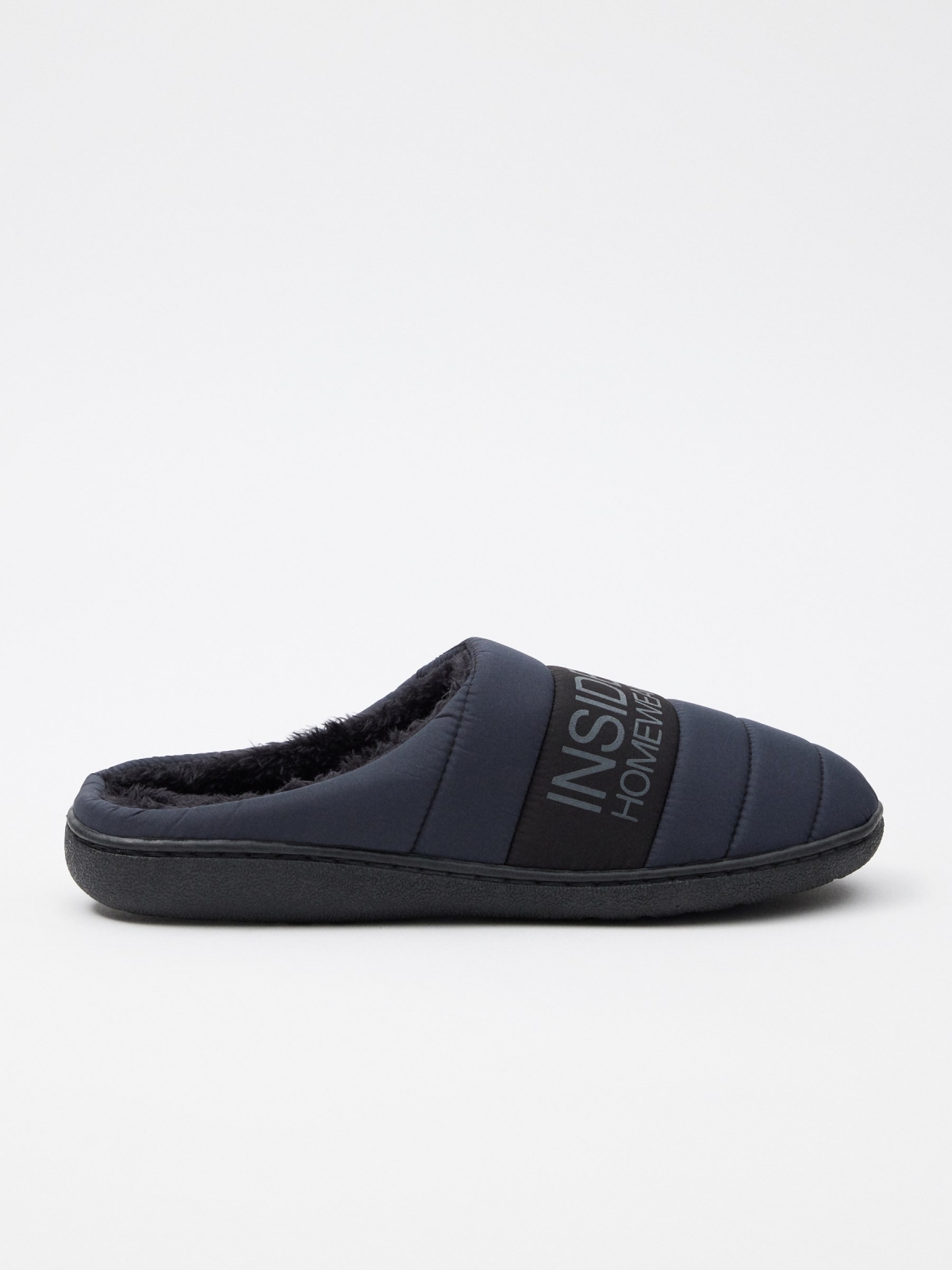 Chinelo de nylon INTERIOR preto vista geral frontal