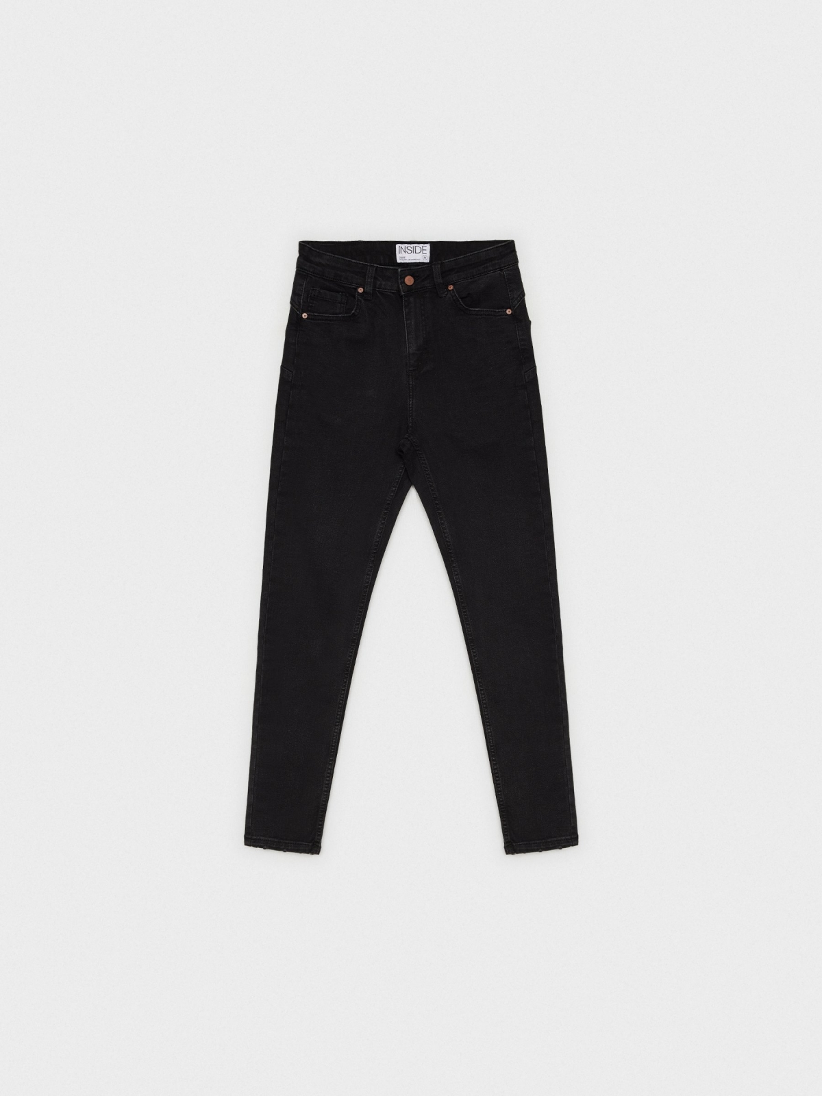  Black push up skinny jeans black