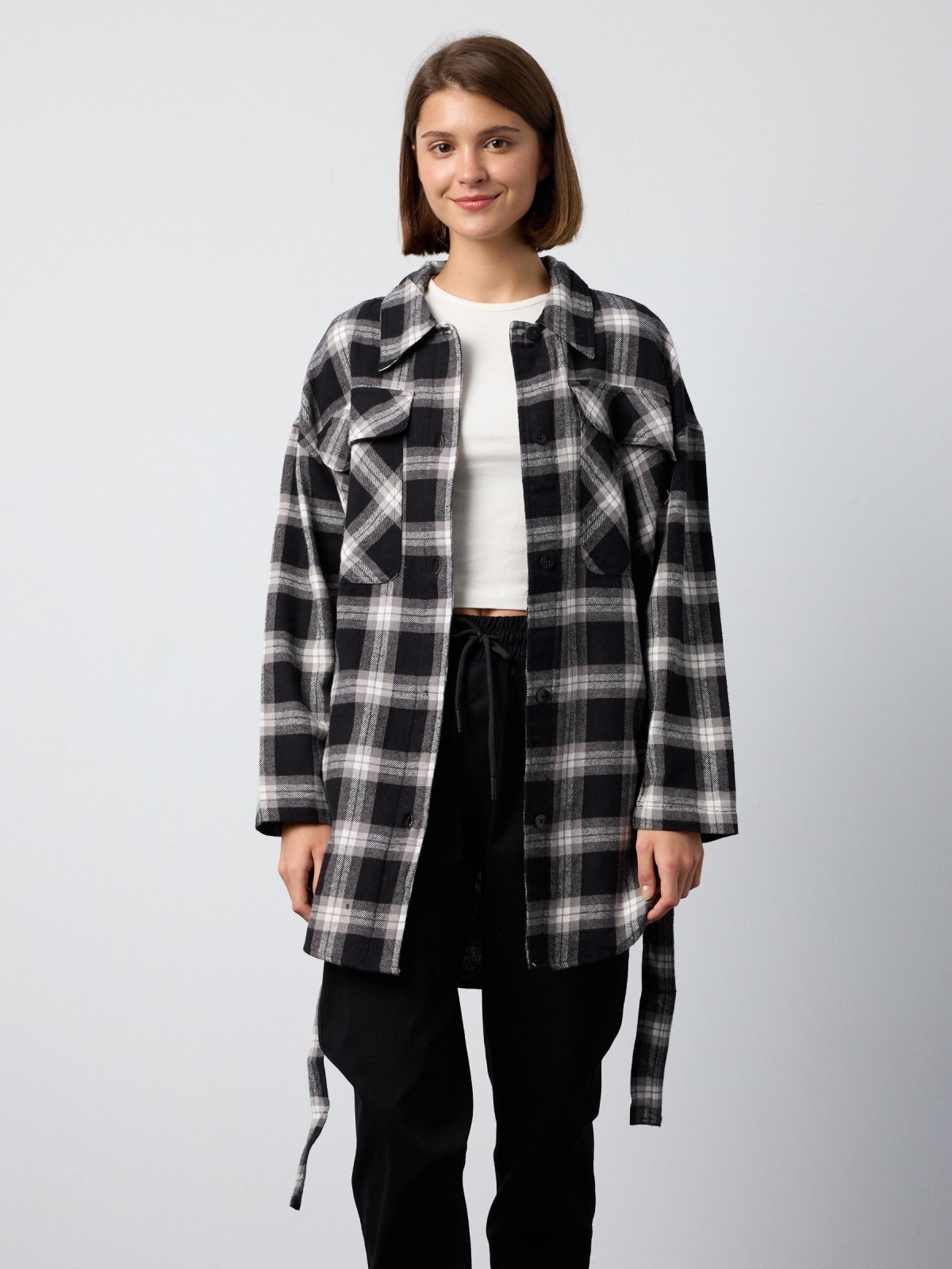 Plaid overshirt