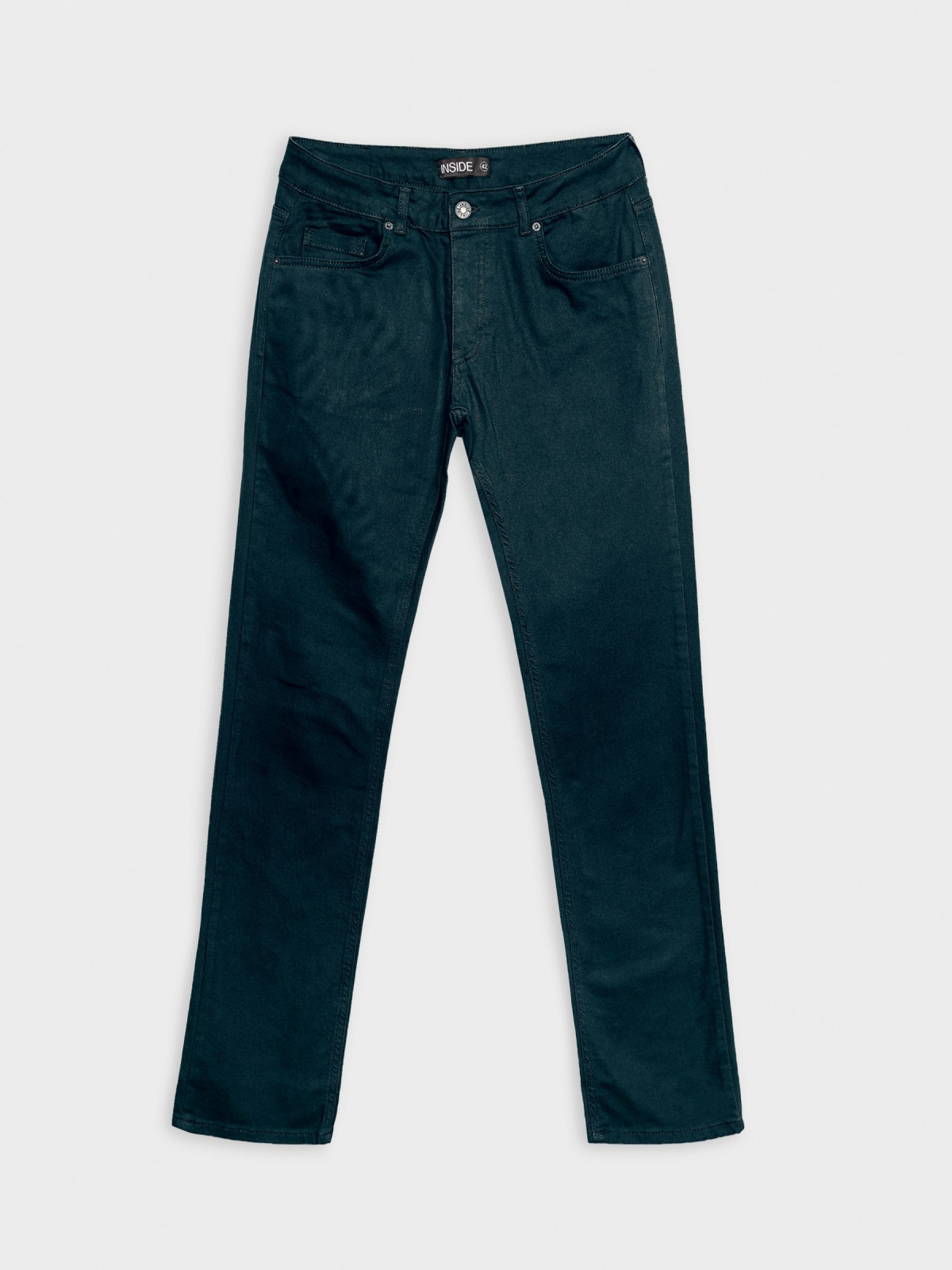 Regular five-pocket trousers navy detail view