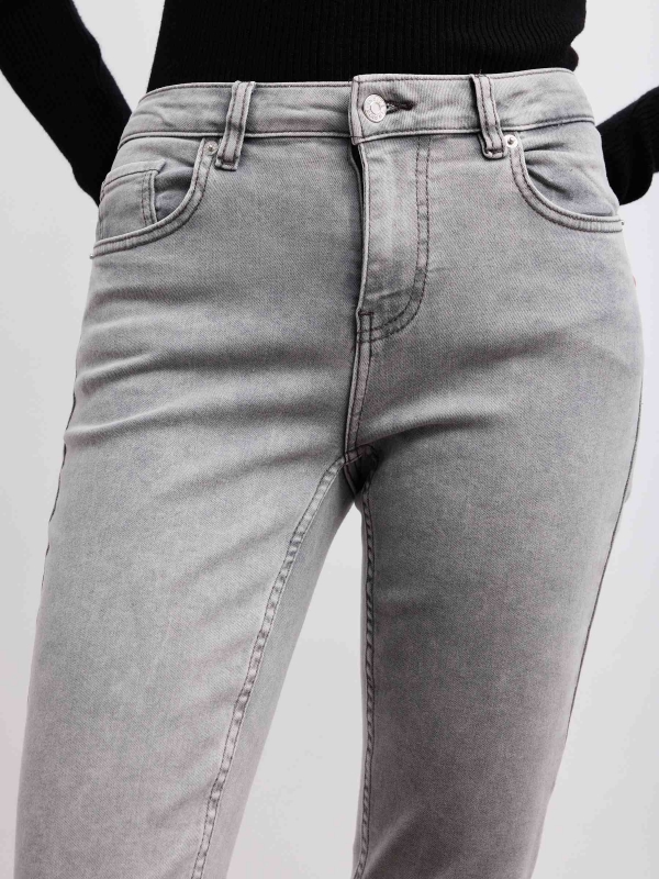  Basic gray skinny jeans grey