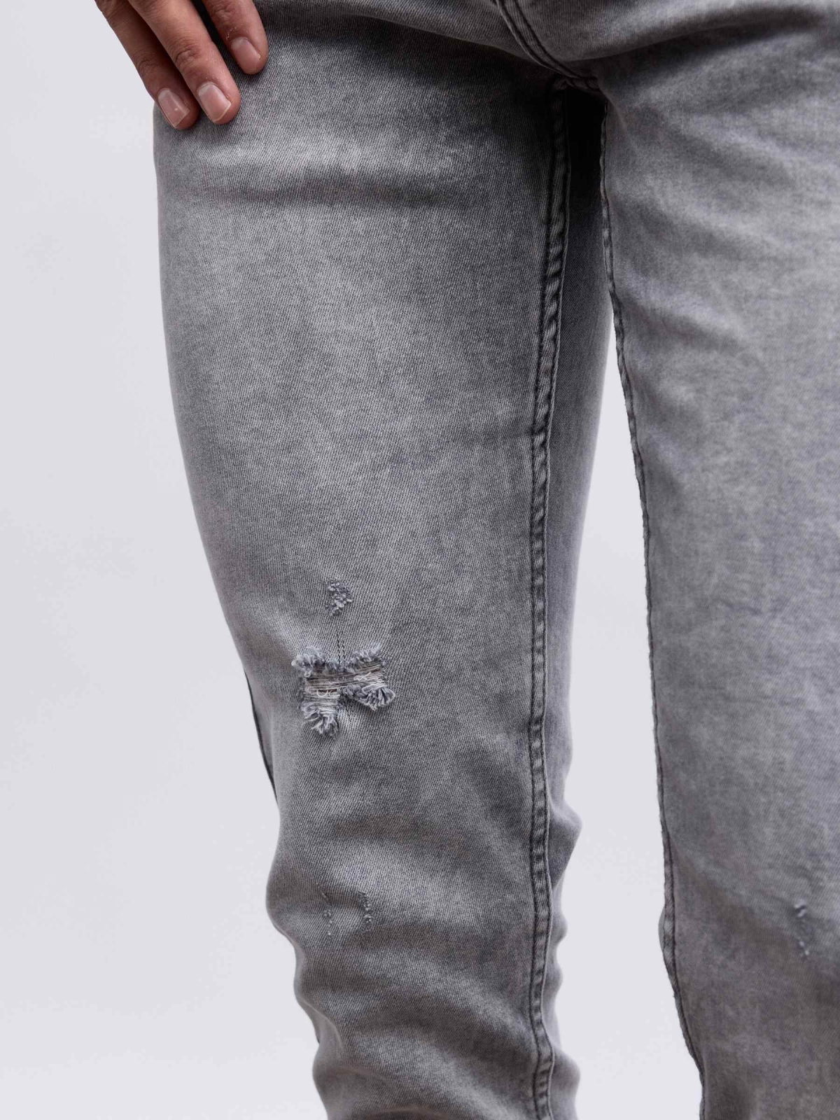  Grey super slim jeans grey