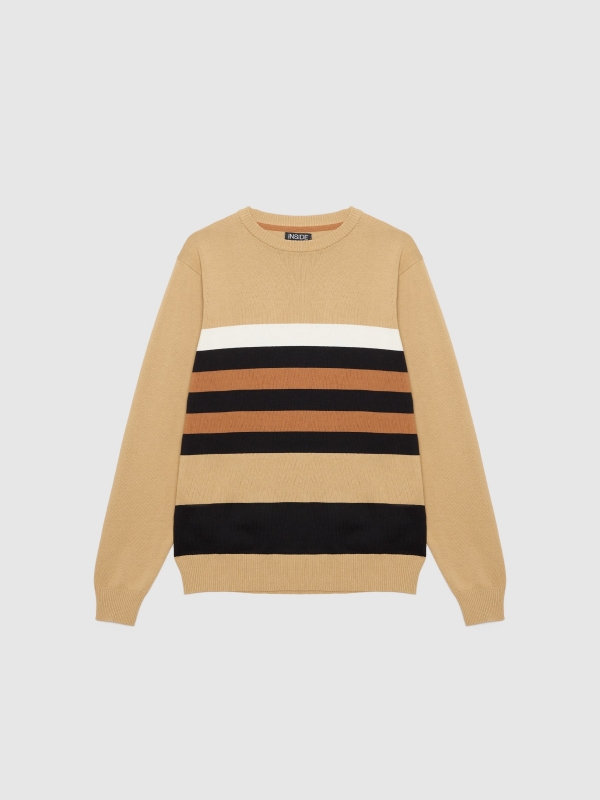 Striped knitted jumper