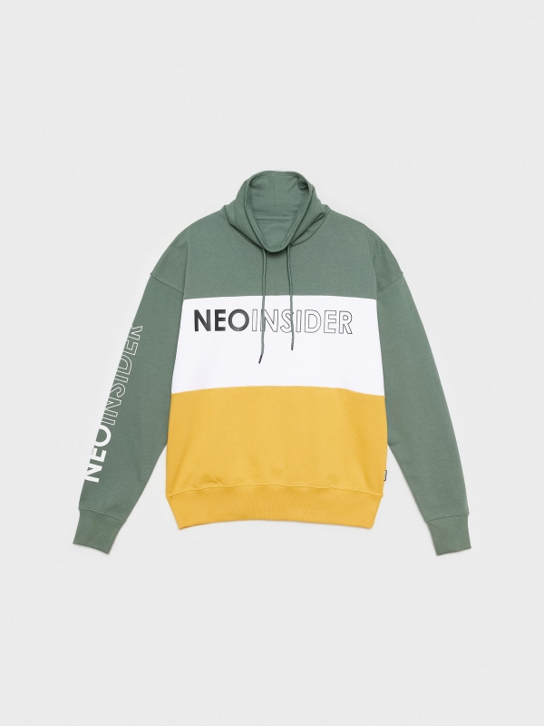 Sweatshirt NEOINSIDERS verde acinzentado vista detalhe