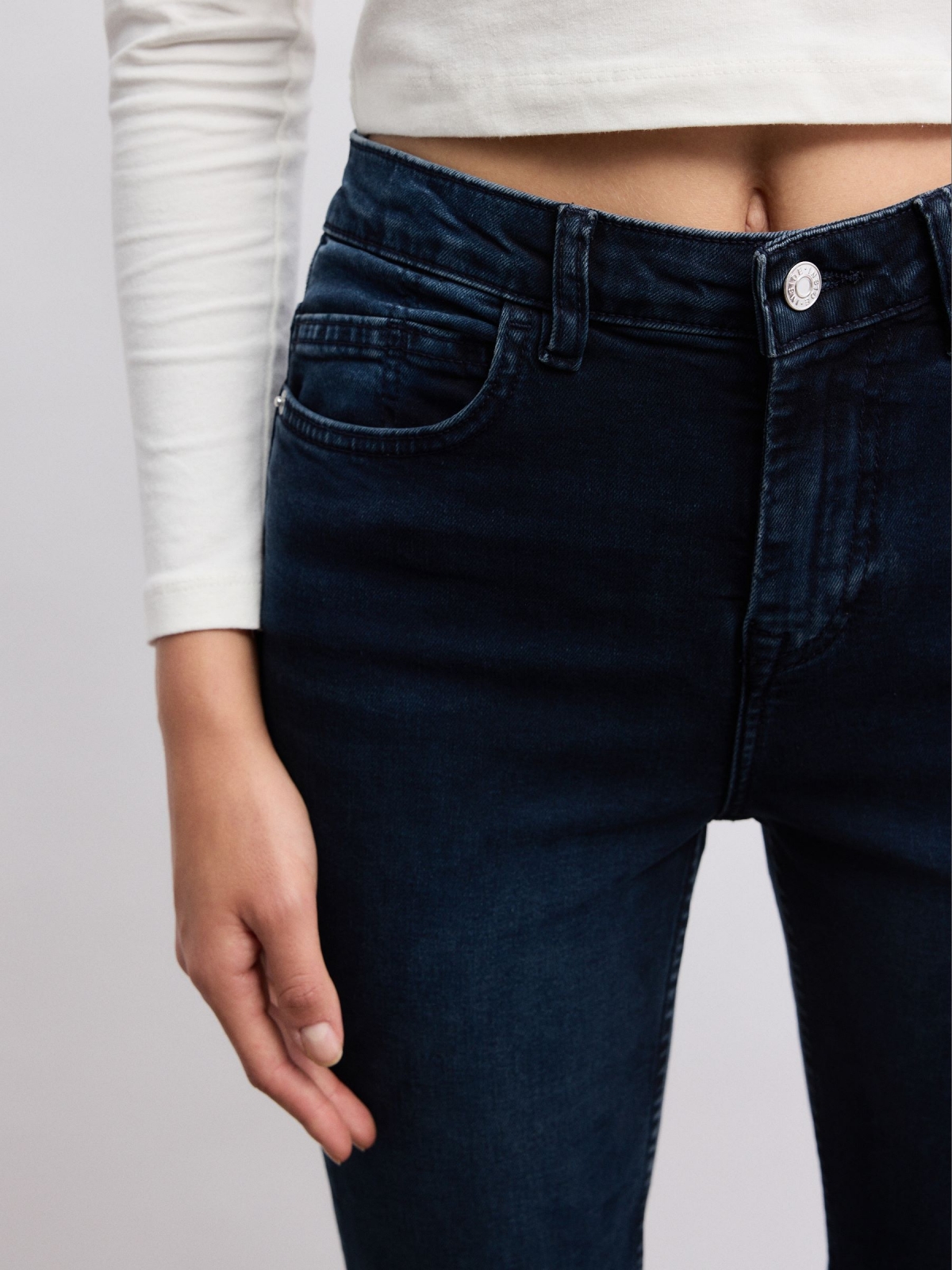  Basic denim skinny jeans blue