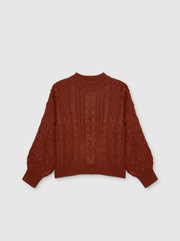 Eights tile crop sweater