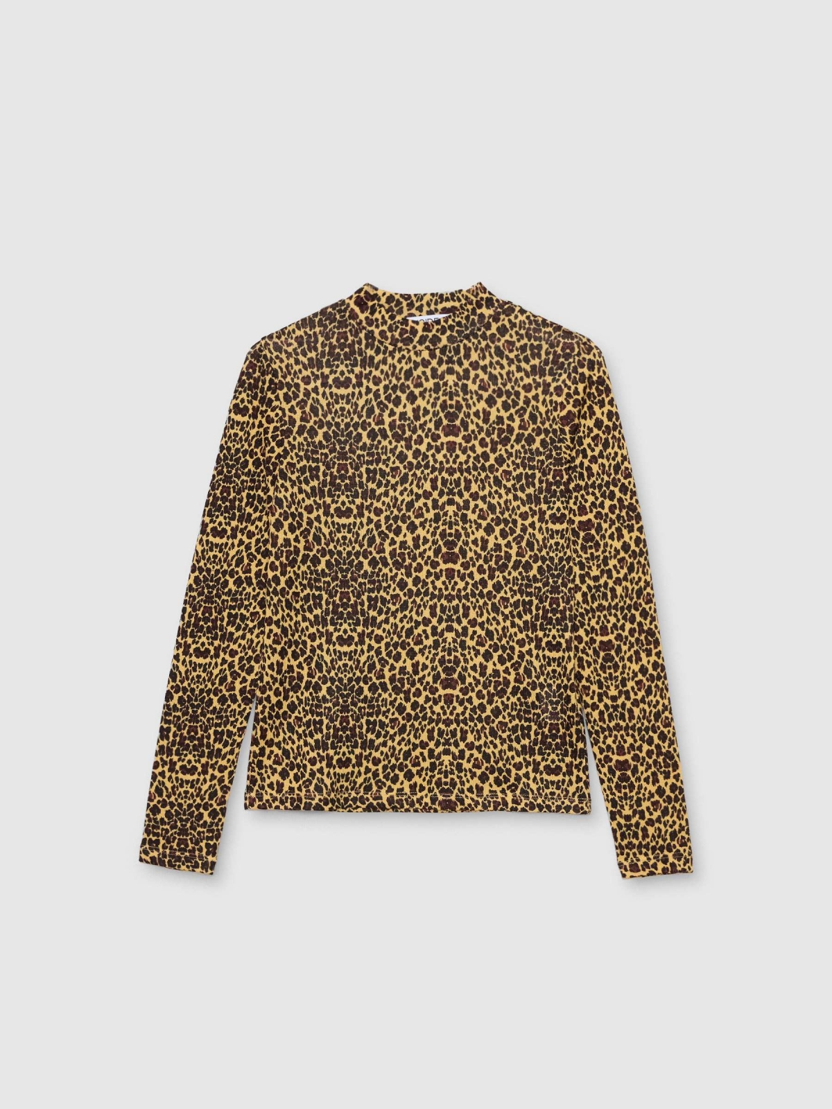 Perkins animal print long sleeve t-shirt