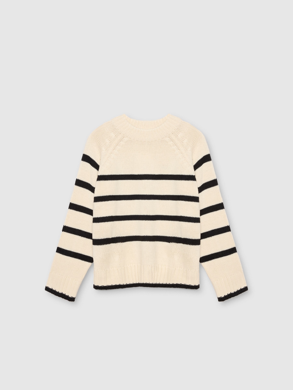 Oversize striped sweater