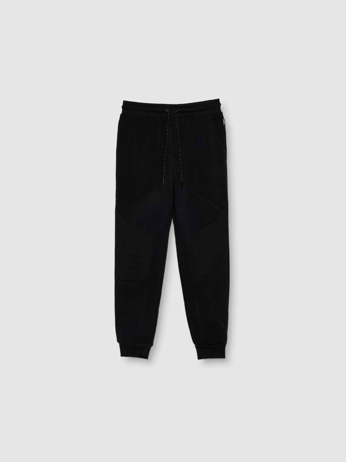 Basic jogger trousers black black detail view