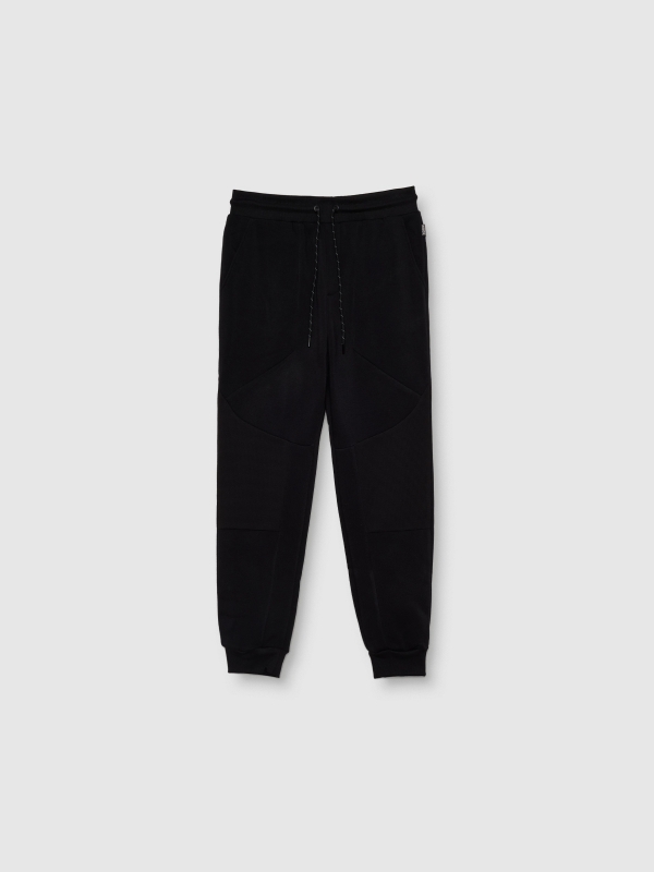 Pantalón jogger básico negro negro vista detalle