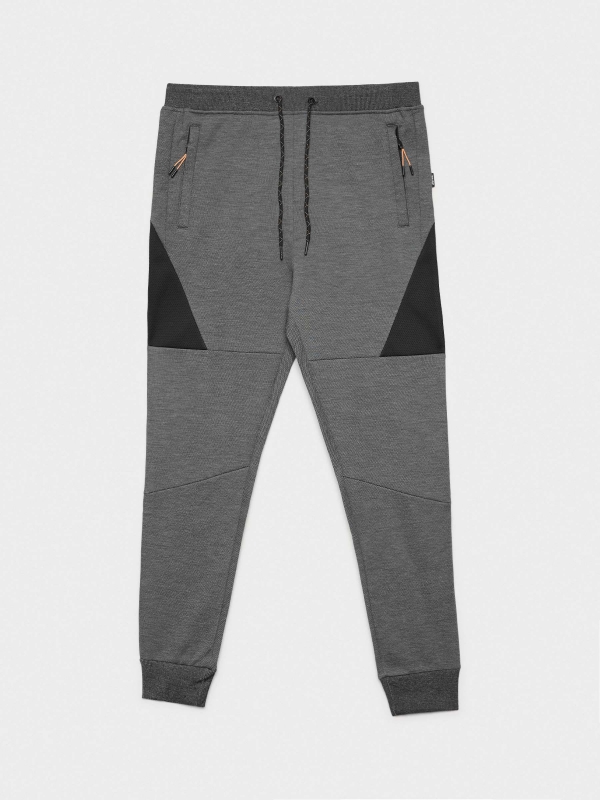  Pantalón jogger negro vista frontal