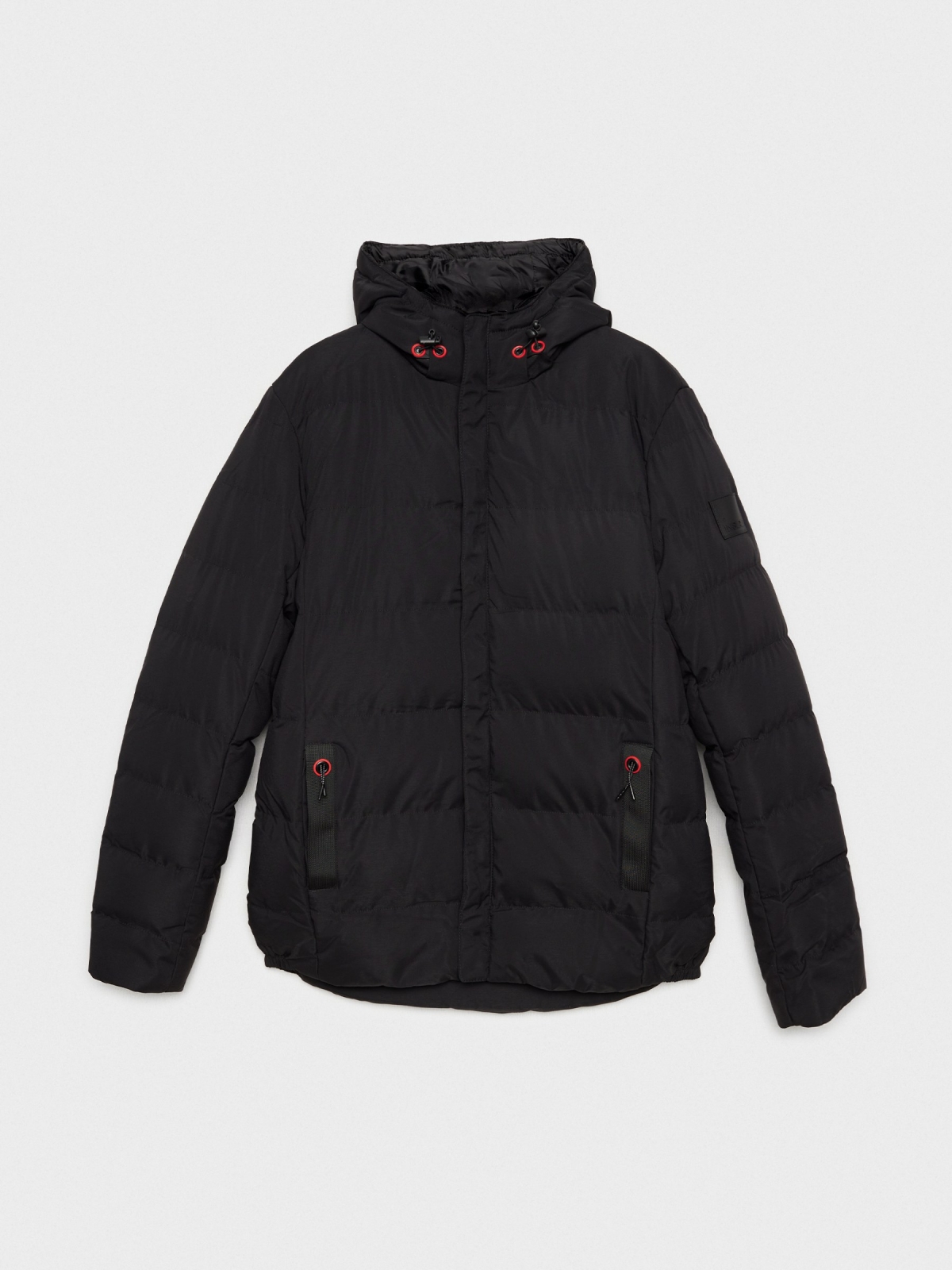  Black padded jacket black