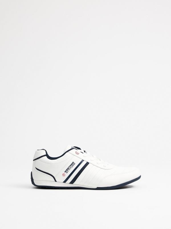 Westside attitude sneakers white profile view