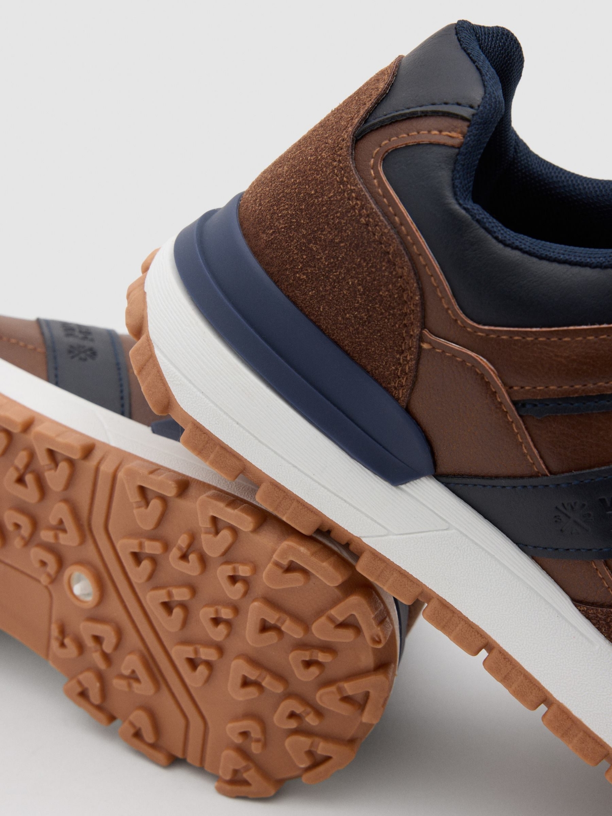 Casual westside sports shoes brown detail view