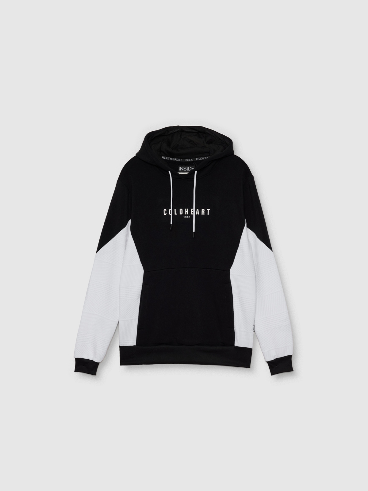  Coldheart hoodie black front view