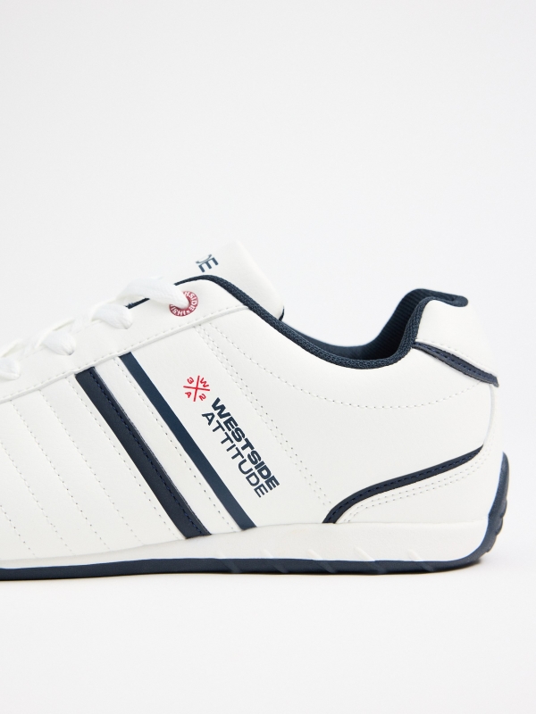 Westside attitude sneakers white detail view