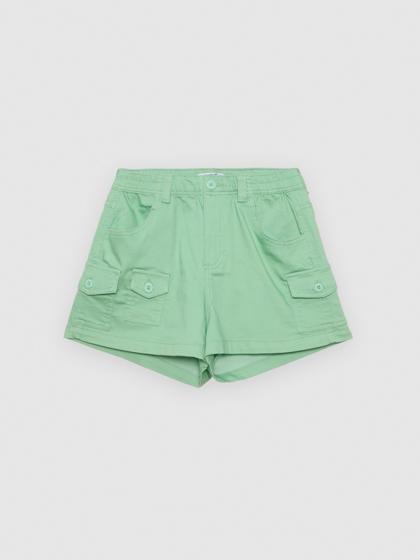  Short cargo verde