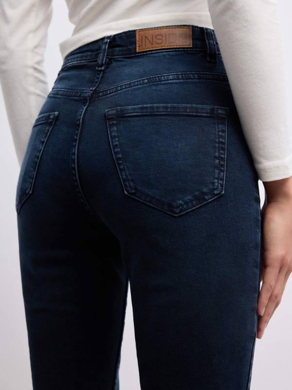 Basic denim skinny jeans blue detail view