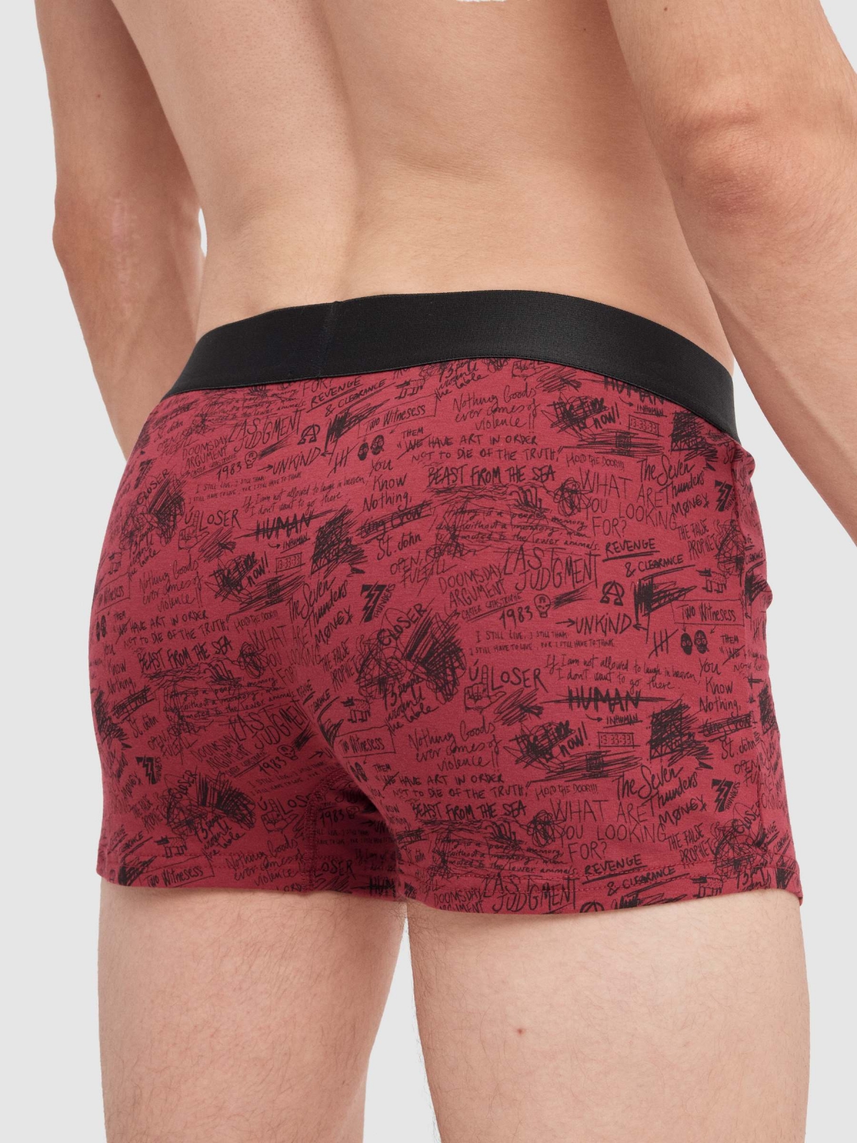 Printed boxer briefs Pack 7 multicolor detail view