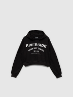%Pto% Riverside hoodie black front view