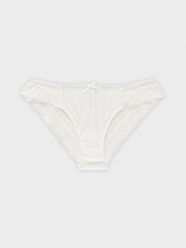 Classic white lace panties