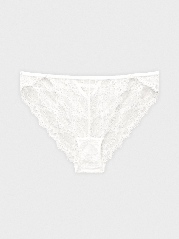 White lace panties