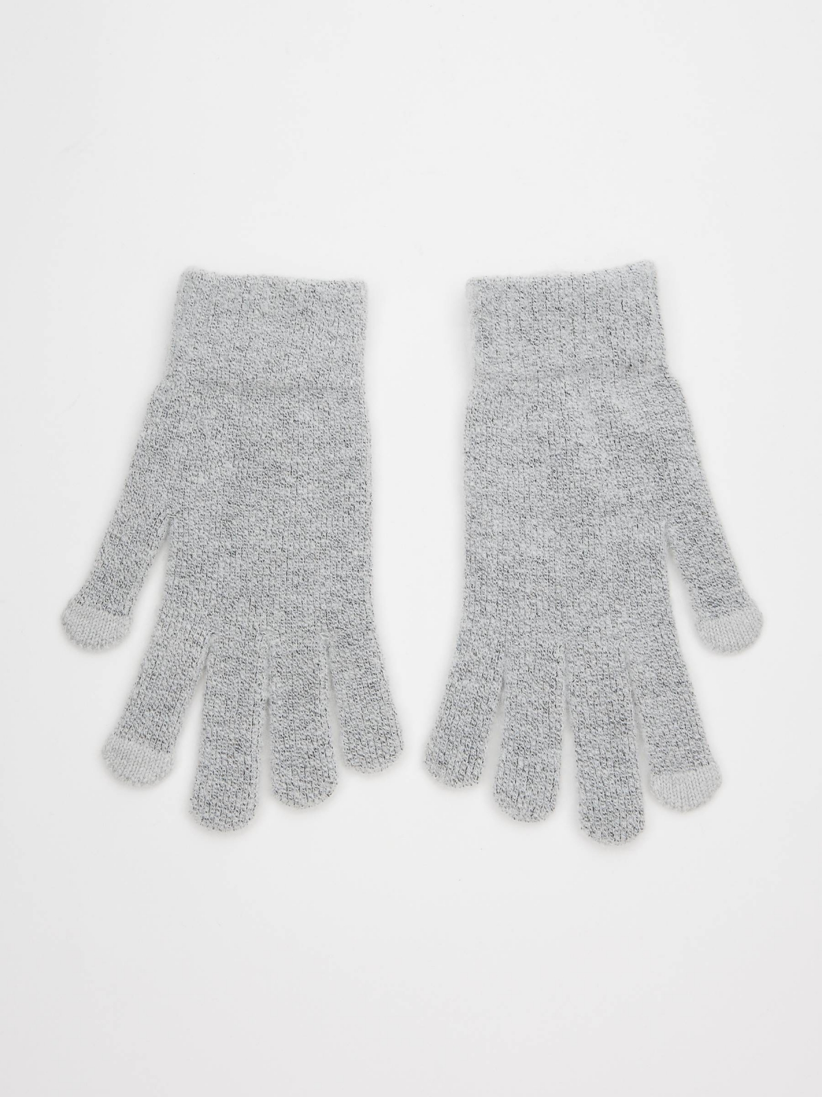 Touchscreen gray gloves