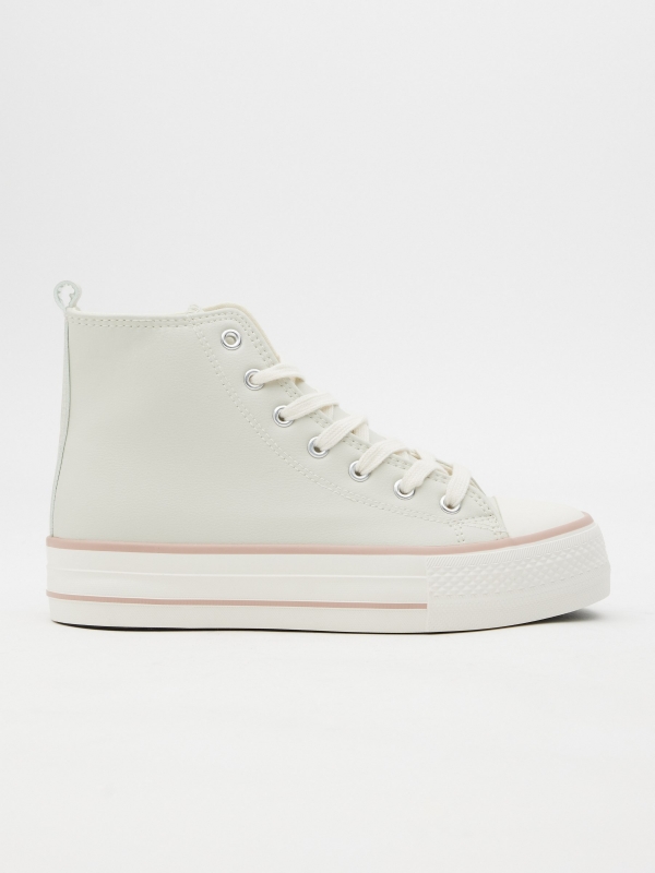 Boot-type sneaker with platform