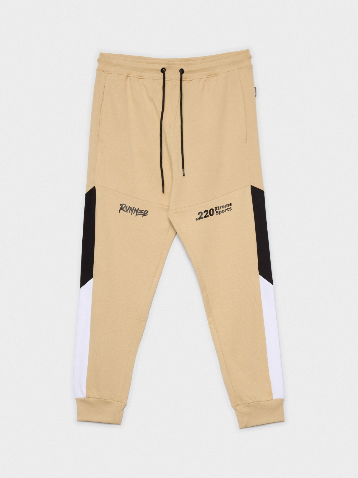  Jogger pants sand front view