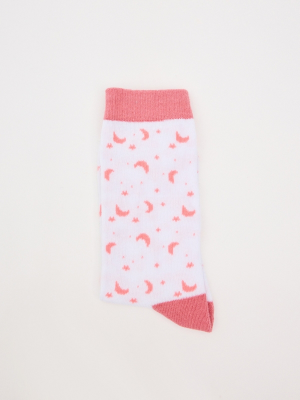 Pack of 4 printed mid-calf socks multicolor