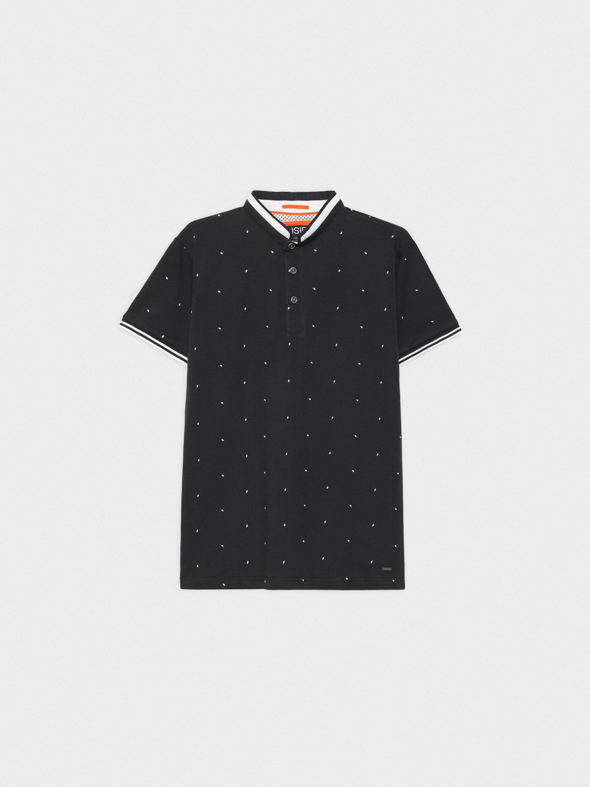  Polo mini-geometrico print azul marino