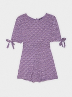 %Pto% Mono estampado con abertura lila