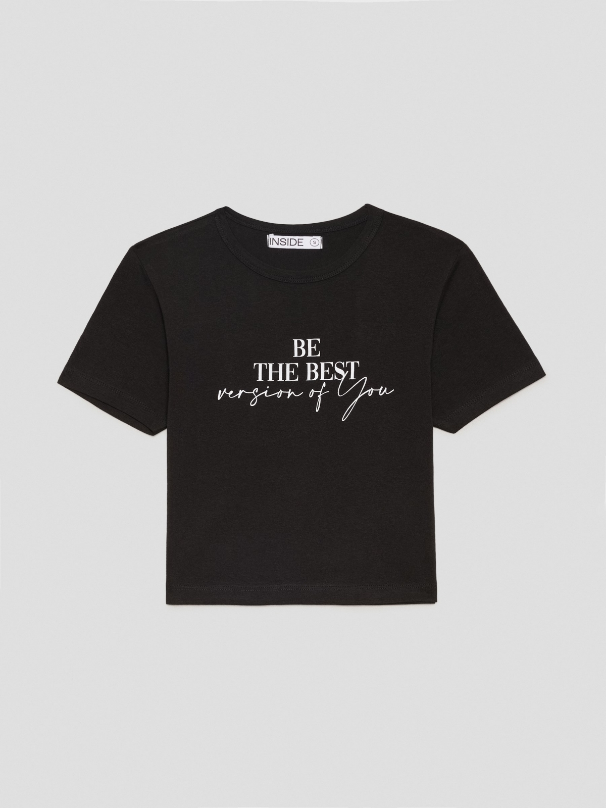  Camiseta Be the Best negro