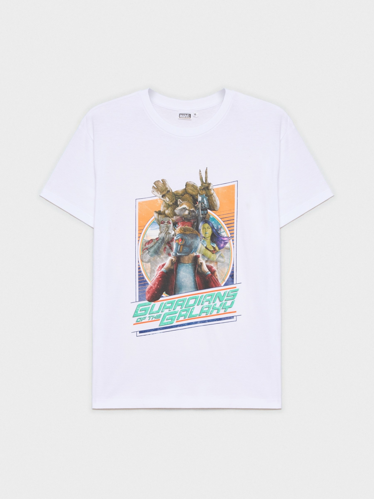  T-shirt Guardians of the Galaxy branco